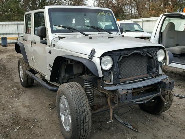 1J4GA39127L109670 - 2007 JEEP WRANGLER X SILVER photo 1