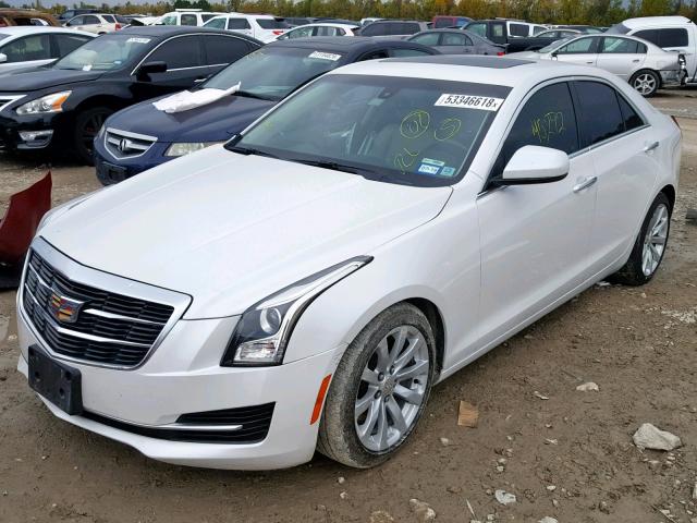 1G6AA5RX6H0155374 - 2017 CADILLAC ATS WHITE photo 2