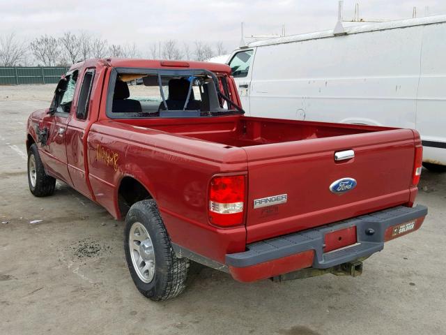 1FTKR4EE7APA12763 - 2010 FORD RANGER SUP BURGUNDY photo 3