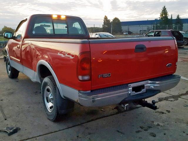 2FTRF18W6YCA47607 - 2000 FORD F150 RED photo 3