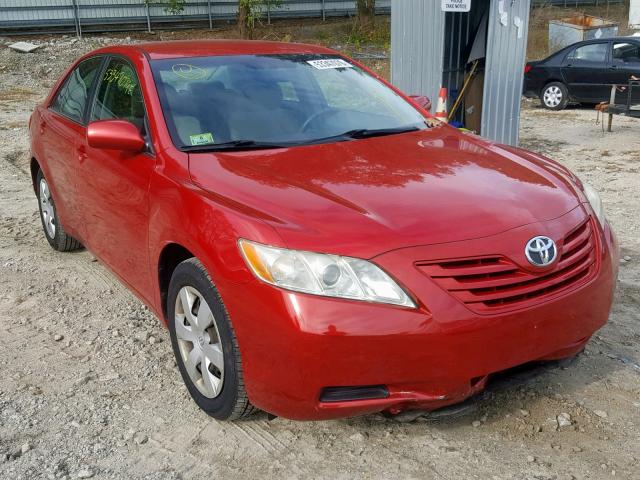 4T1BE46K17U097735 - 2007 TOYOTA CAMRY CE RED photo 1