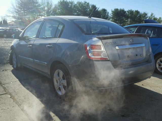 3N1AB6AP8BL640513 - 2011 NISSAN SENTRA 2.0 SILVER photo 3