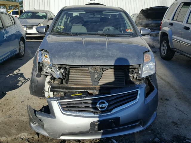 3N1AB6AP8BL640513 - 2011 NISSAN SENTRA 2.0 SILVER photo 9