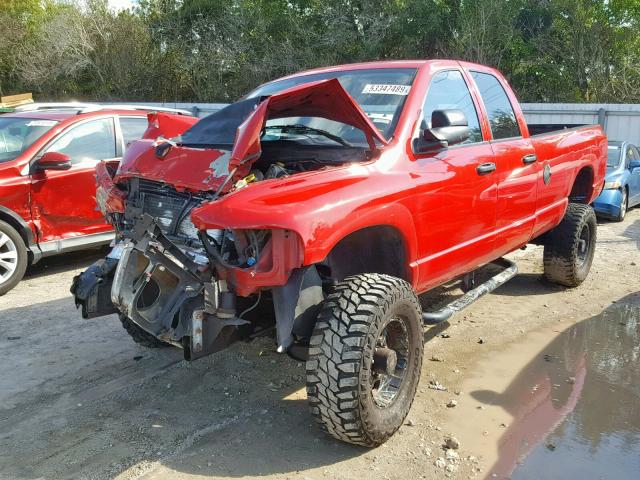 3D7KA28C33G797799 - 2003 DODGE RAM 2500 S Կարմիր լուսանկար 2