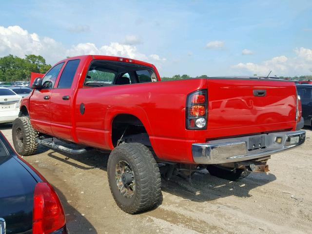 3D7KA28C33G797799 - 2003 DODGE RAM 2500 S Կարմիր լուսանկար 3