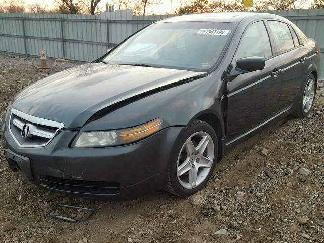 19UUA66234A010999 - 2004 ACURA TL GREEN photo 2