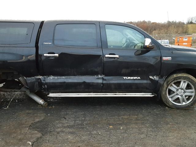 5TFHY5F11DX320403 - 2013 TOYOTA TUNDRA CRE BLACK photo 9