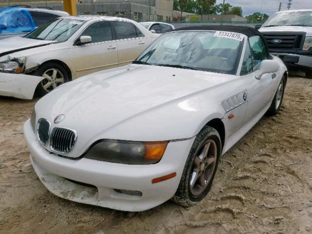 4USCH7325VLB81305 - 1997 BMW Z3 1.9 WHITE photo 2