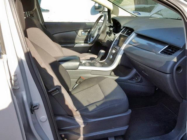 2FMDK3JC7BBB40971 - 2011 FORD EDGE SEL SILVER photo 5