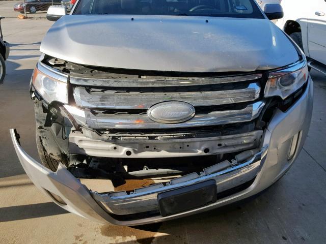 2FMDK3JC7BBB40971 - 2011 FORD EDGE SEL SILVER photo 9