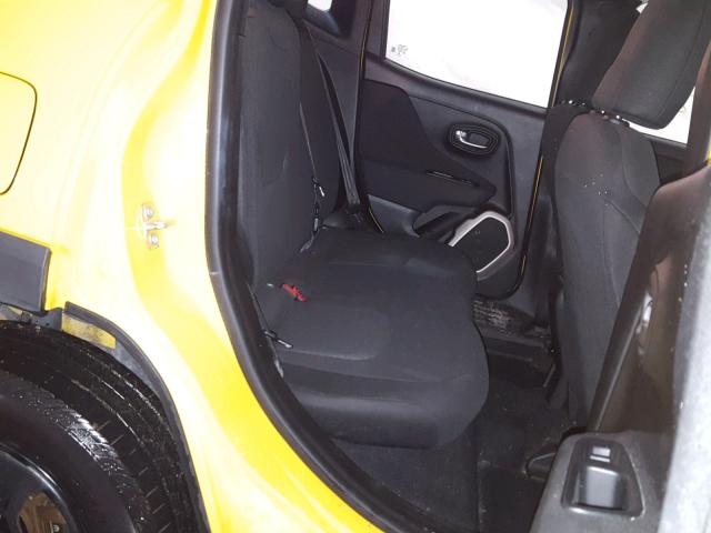ZACCJBAH2HPF70940 - 2017 JEEP RENEGADE S Դեղին լուսանկար 6