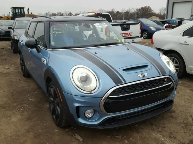 WMWLN9C37H2E50477 - 2017 MINI COOPER S C BLUE photo 1