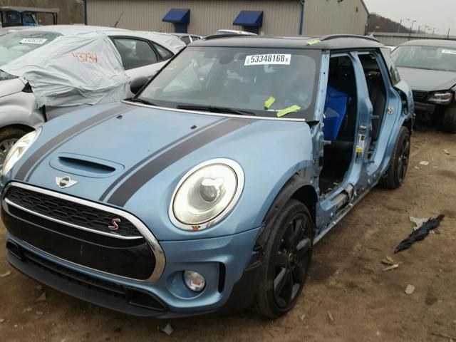 WMWLN9C37H2E50477 - 2017 MINI COOPER S C BLUE photo 2