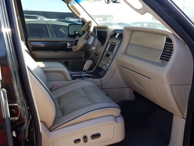 5LMFU28577LJ01127 - 2007 LINCOLN NAVIGATOR BLACK photo 5