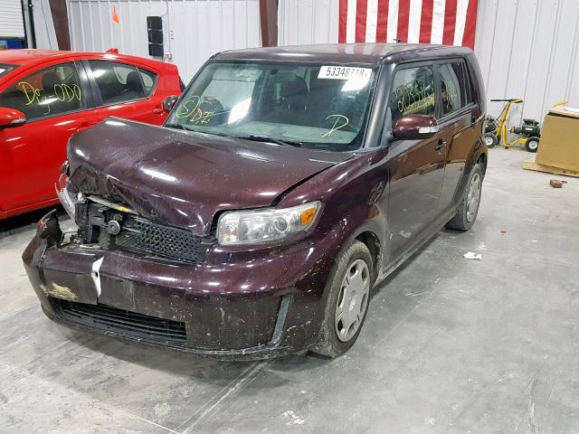 JTLZE4FE2A1100801 - 2010 TOYOTA SCION XB Қызыл фото 2