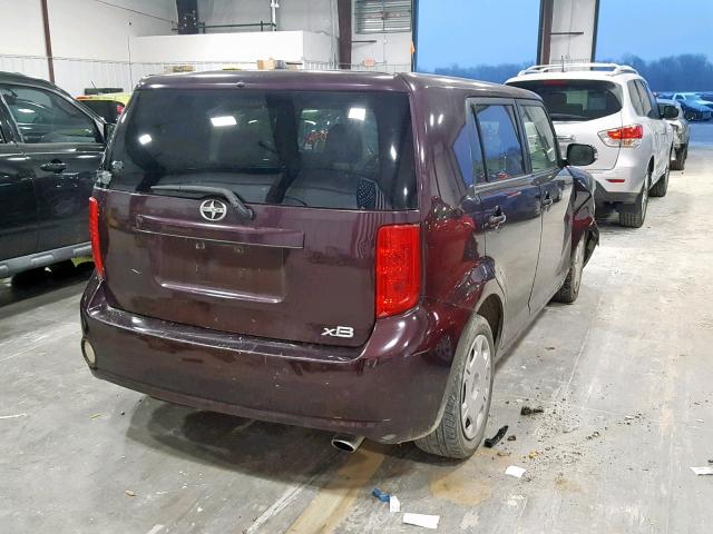 JTLZE4FE2A1100801 - 2010 TOYOTA SCION XB Қызыл фото 4