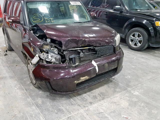JTLZE4FE2A1100801 - 2010 TOYOTA SCION XB Қызыл фото 9