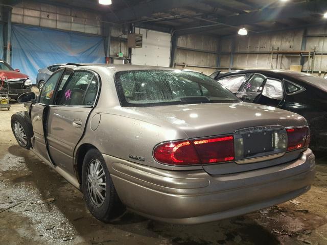 1G4HP54K02U298791 - 2002 BUICK LESABRE CU TAN photo 3