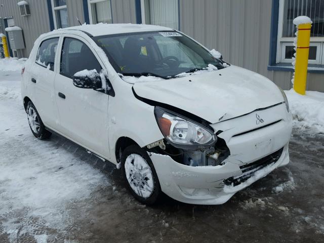 ML32A3HJ8FH036133 - 2015 MITSUBISHI MIRAGE DE WHITE photo 1