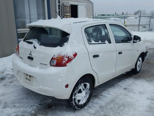 ML32A3HJ8FH036133 - 2015 MITSUBISHI MIRAGE DE WHITE photo 4