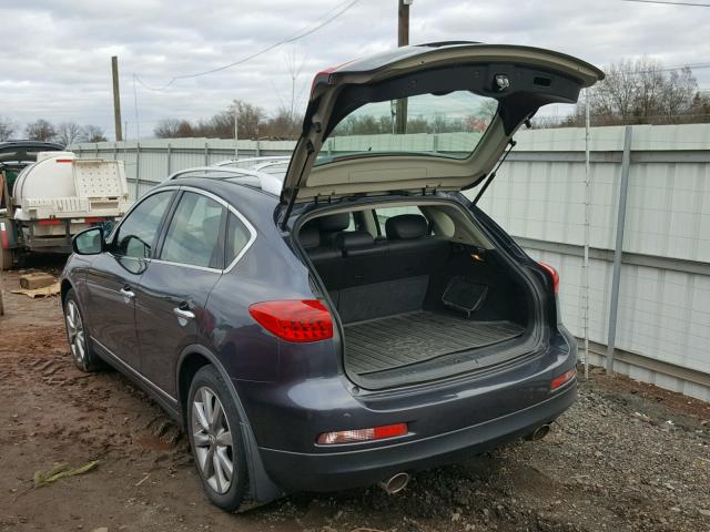 JNKAJ09F88M360063 - 2008 INFINITI EX35 BASE CHARCOAL photo 3