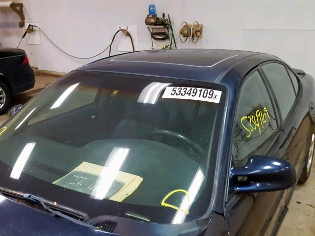 1G2WP52K83F106039 - 2003 PONTIAC GRAND PRIX Көк фото 9