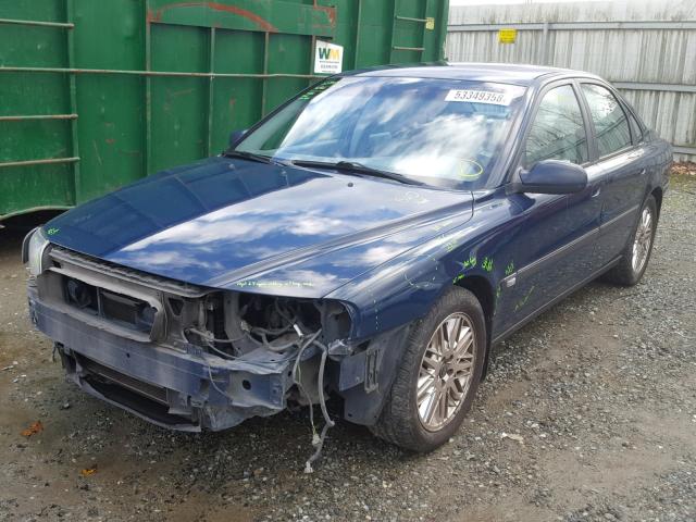 YV1TS94D611159992 - 2001 VOLVO S80 BLUE photo 2