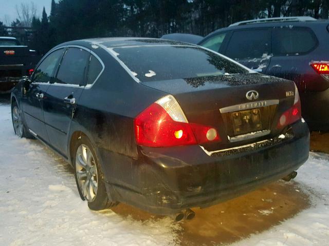 JNKAY01FX6M255562 - 2006 INFINITI M35 BASE BLACK photo 3