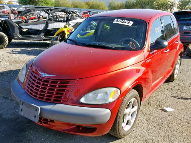 3C8FY4BB81T699681 - 2001 CHRYSLER PT CRUISER RED photo 2