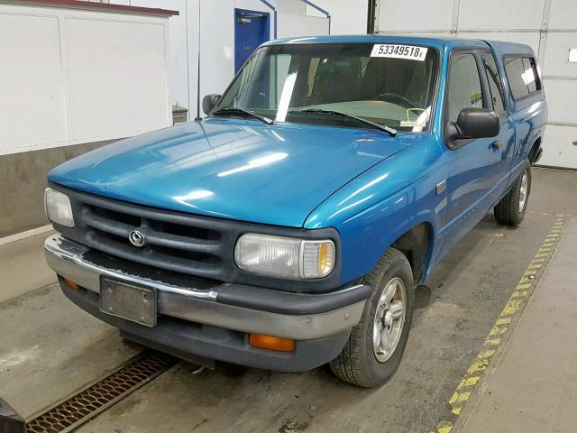 4F4CR16U3TTM00731 - 1996 MAZDA B3000 CAB BLUE photo 2