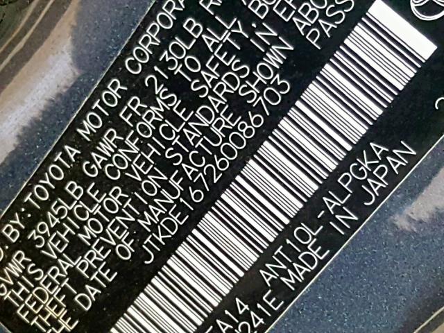 JTKDE167260086703 - 2006 TOYOTA SCION TC 石墨色 照片 10