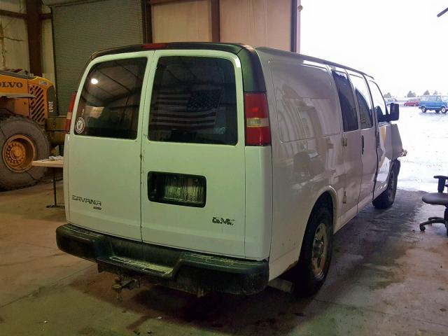 1GTFH15T761128850 - 2006 GMC SAVANA G15 WHITE photo 4