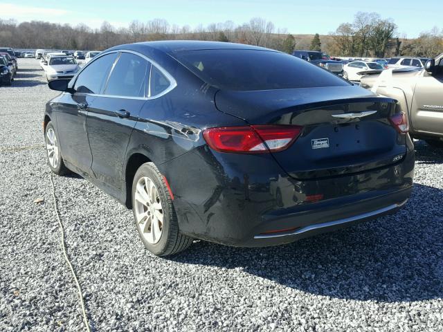 1C3CCCAB5GN160687 - 2016 CHRYSLER 200 LIMITE BLACK photo 3