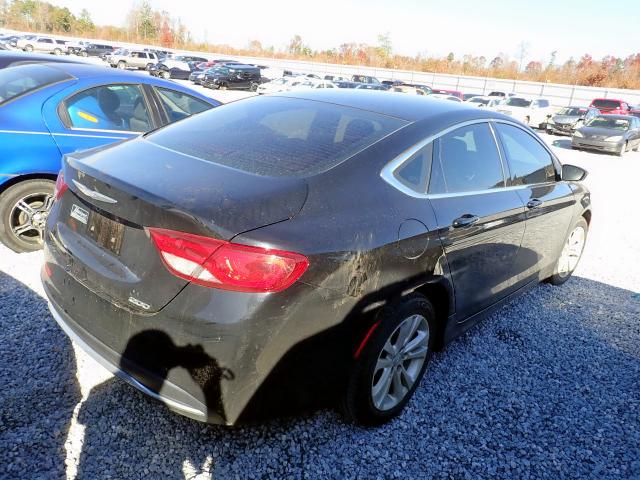 1C3CCCAB5GN160687 - 2016 CHRYSLER 200 LIMITE BLACK photo 4