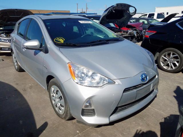 JTDKDTB35D1055811 - 2013 TOYOTA PRIUS C SILVER photo 1