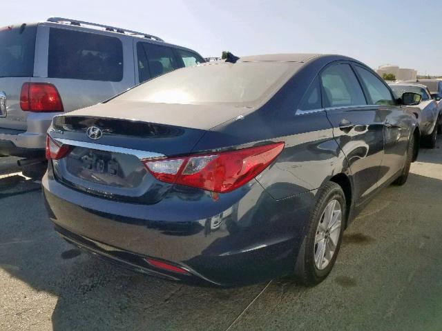 5NPEB4AC9CH314558 - 2012 HYUNDAI SONATA GLS CHARCOAL photo 4