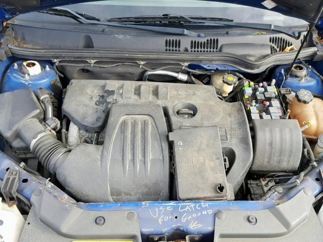 1G1AL15F467615951 - 2006 CHEVROLET COBALT LT BLUE photo 7