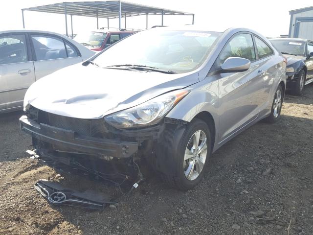 KMHDH6AE3DU012953 - 2013 HYUNDAI ELANTRA CO GRAY photo 2