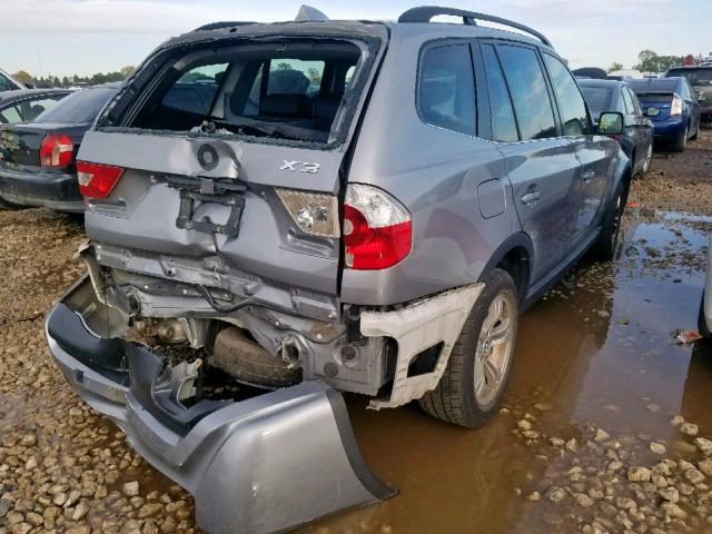 WBXPA93456WG88975 - 2006 BMW X3 3.0I GRAY photo 4