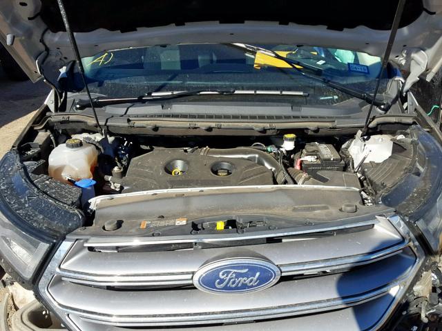 2FMPK4J92HBB88491 - 2017 FORD EDGE SEL GOLD photo 7