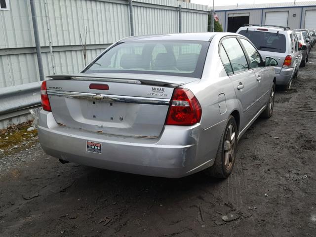 1G1ZU53866F154303 - 2006 CHEVROLET MALIBU LTZ SILVER photo 4