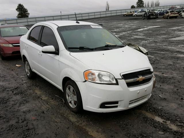 KL1TD5DE2BB142322 - 2011 CHEVROLET AVEO LS WHITE photo 1