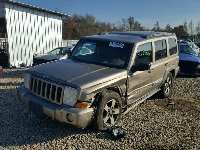 1J8HG48K36C325883 - 2006 JEEP COMMANDER TAN photo 2