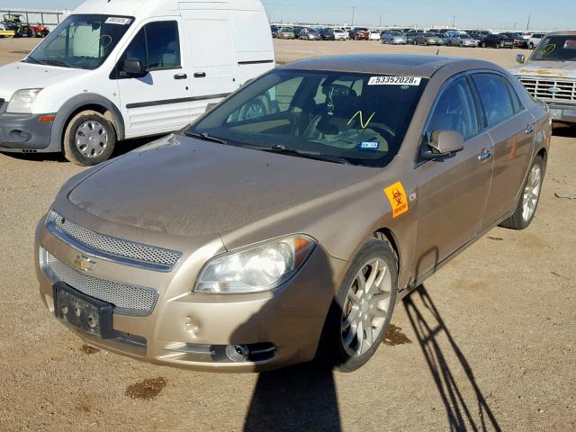 1G1ZK57788F271942 - 2008 CHEVROLET MALIBU LTZ BEIGE photo 2