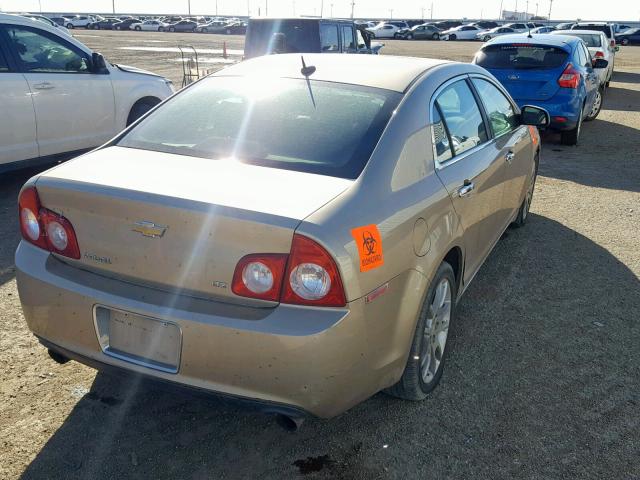 1G1ZK57788F271942 - 2008 CHEVROLET MALIBU LTZ BEIGE photo 4