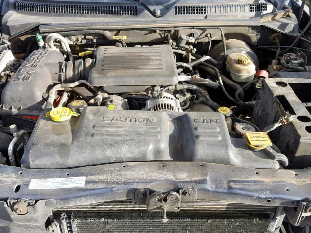 1B7GG2AN6YS769344 - 2000 DODGE DAKOTA QUA BLUE photo 7