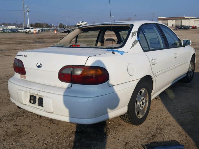 1G1NE52J93M606008 - 2003 CHEVROLET MALIBU LS WHITE photo 4