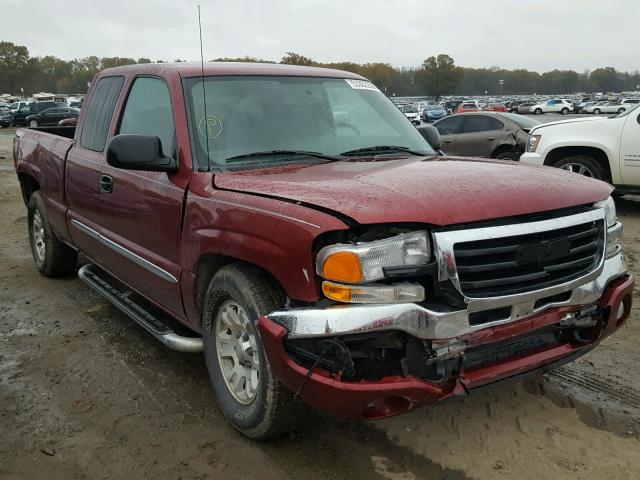 1GTEC19Z17Z138995 - 2007 GMC NEW SIERRA MAROON photo 1