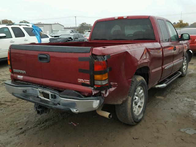 1GTEC19Z17Z138995 - 2007 GMC NEW SIERRA MAROON photo 4