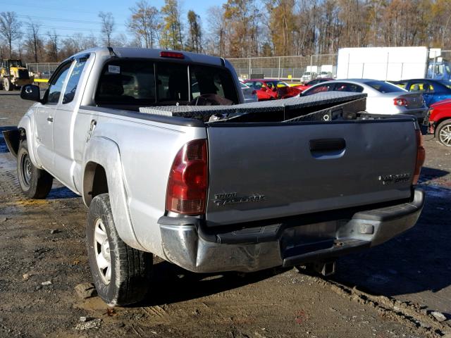 5TETU62N66Z160017 - 2006 TOYOTA TACOMA PRE SILVER photo 3